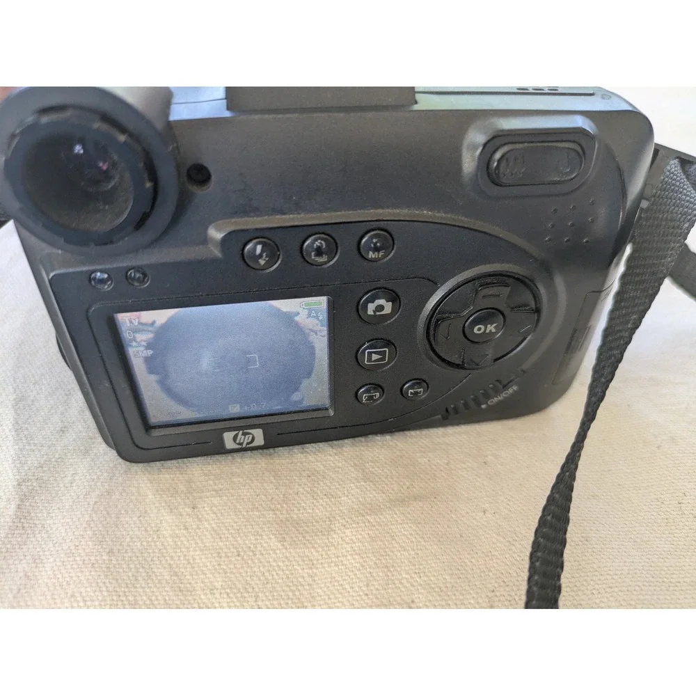 HP Photosmart 945 Digital Camera 5.3MP 56x Zoom Black Bridge Camera Working
